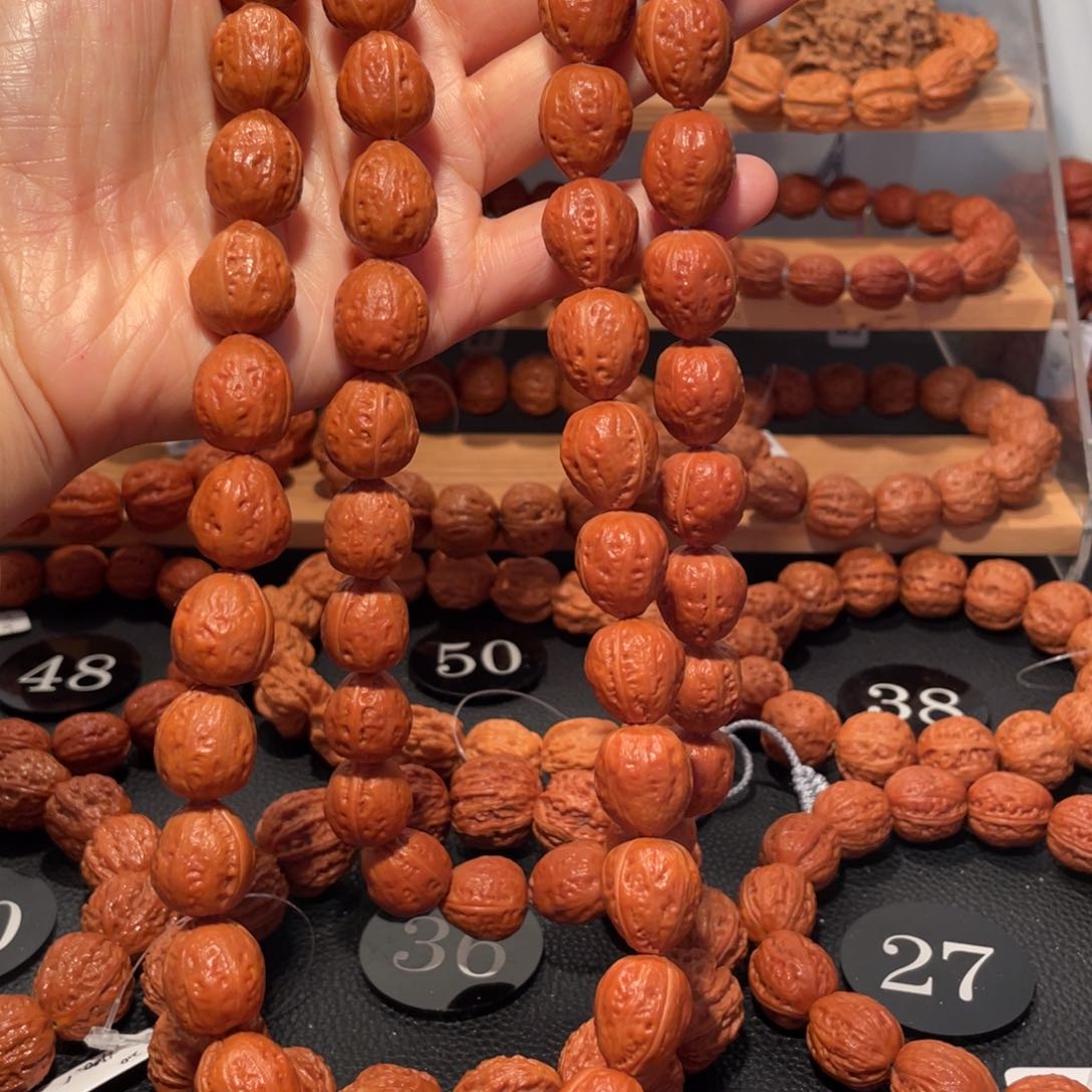 桃核手串小水滴脖挂