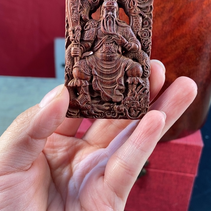 小叶紫檀关二爷123466