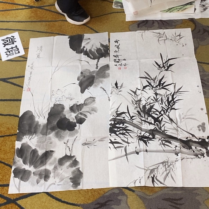 风***帆国画50/100老师实木柜