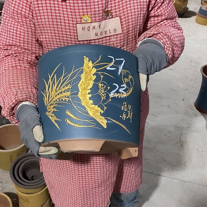 紫砂花盆紫砂花盆