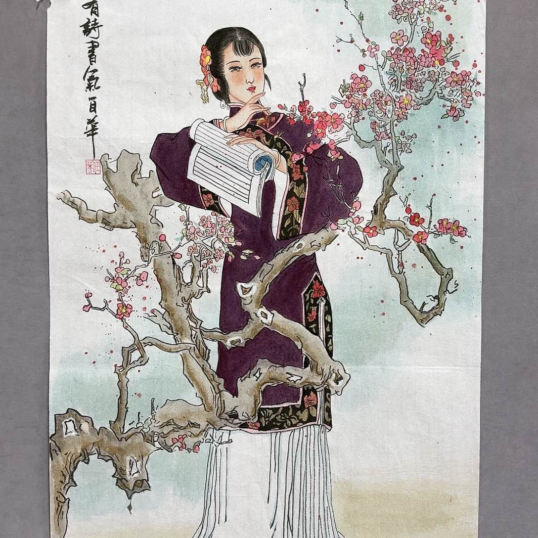 国画国画纯手绘作品请放心去藏
