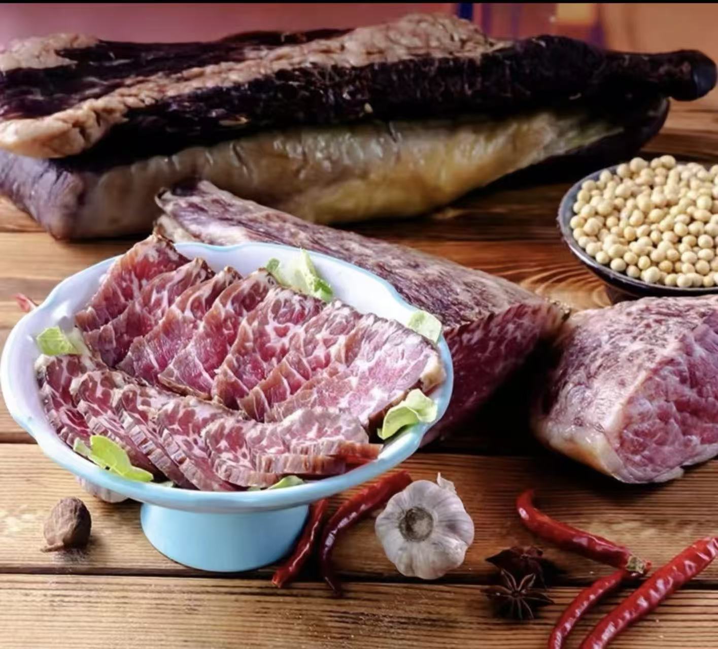 云南寻甸精品牛干巴（现场称重）