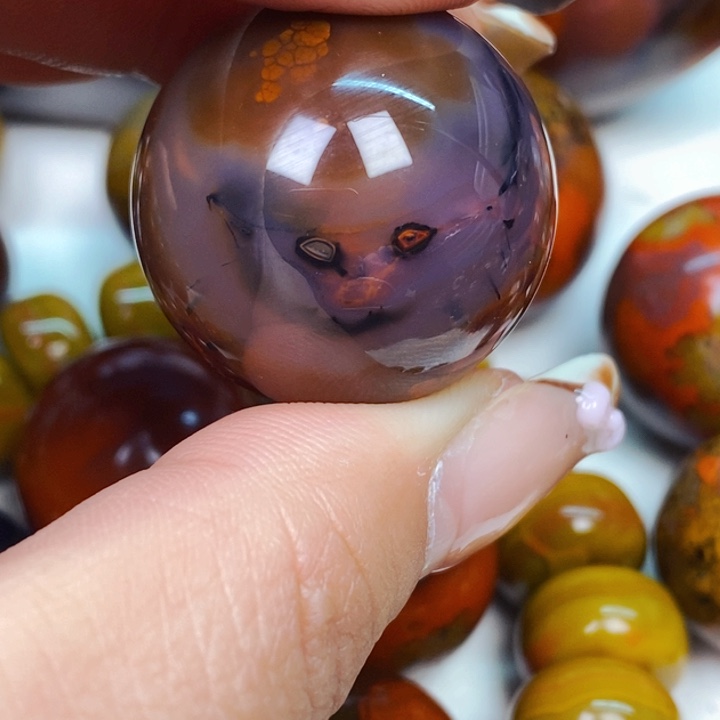 盘***）玛瑙/玉髓未镶嵌玛瑙