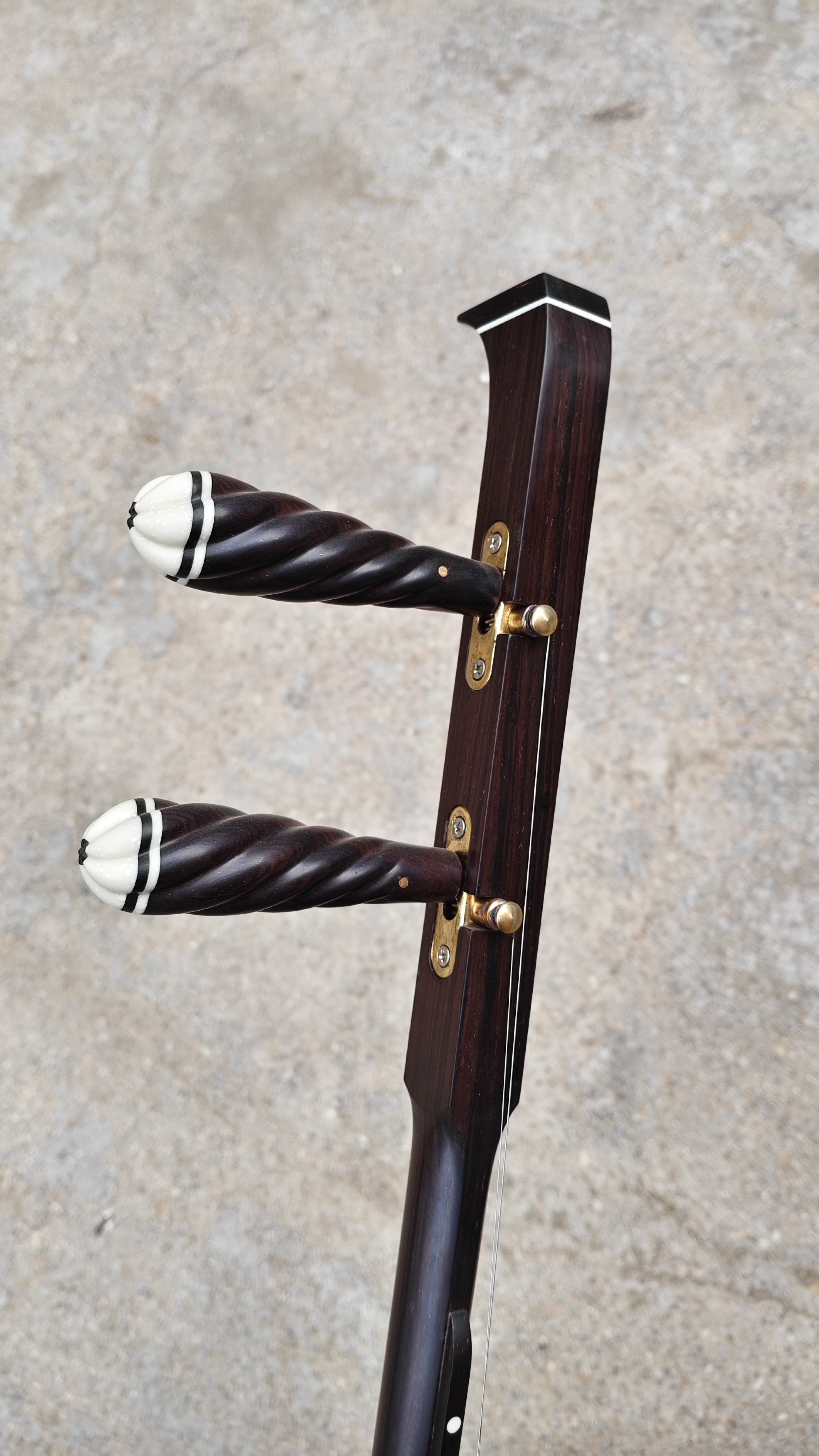 陈彬亲制全手工大叶紫檀中音板胡、高音板胡、中高音两用板胡