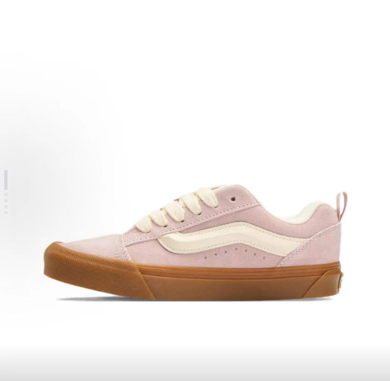 Vans Knu Skool 舒适柔软薄底  板鞋 男女同款 粉色 VN000D6ZO3N