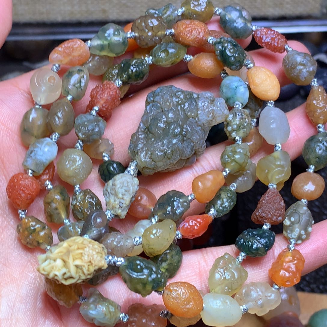 未镶嵌玛瑙/玉髓珠宝半成品