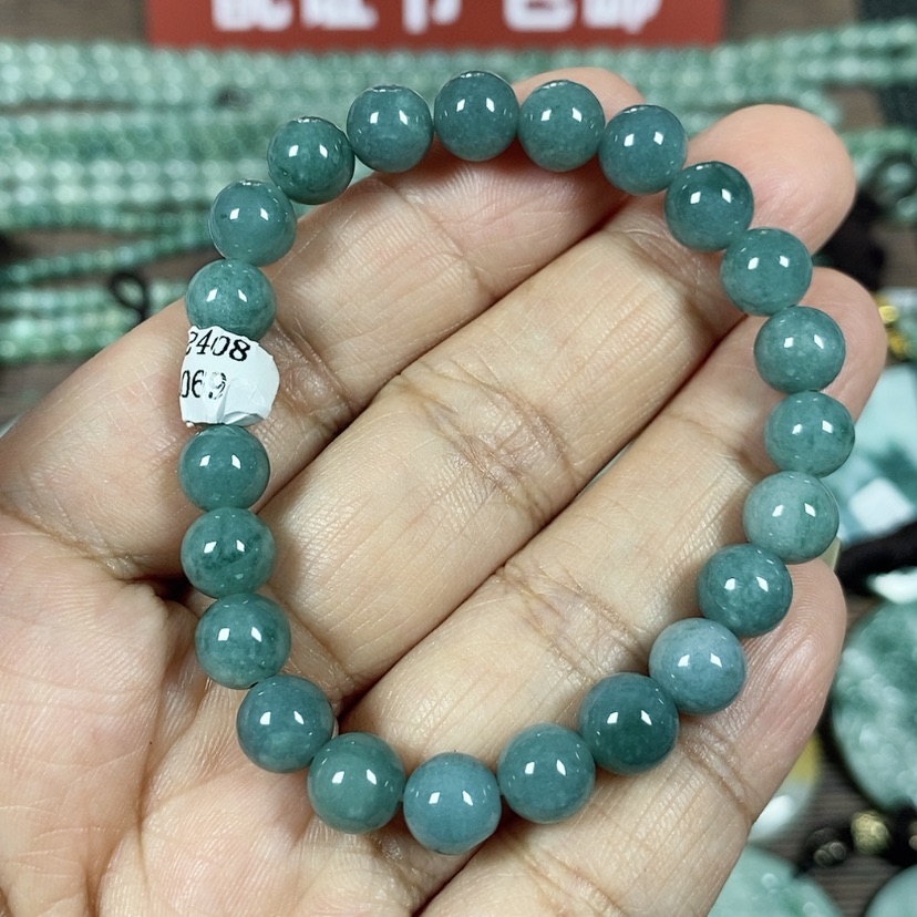 【闪购商品】翡翠颈饰未镶嵌玉手链翡翠玉女款卡7.8