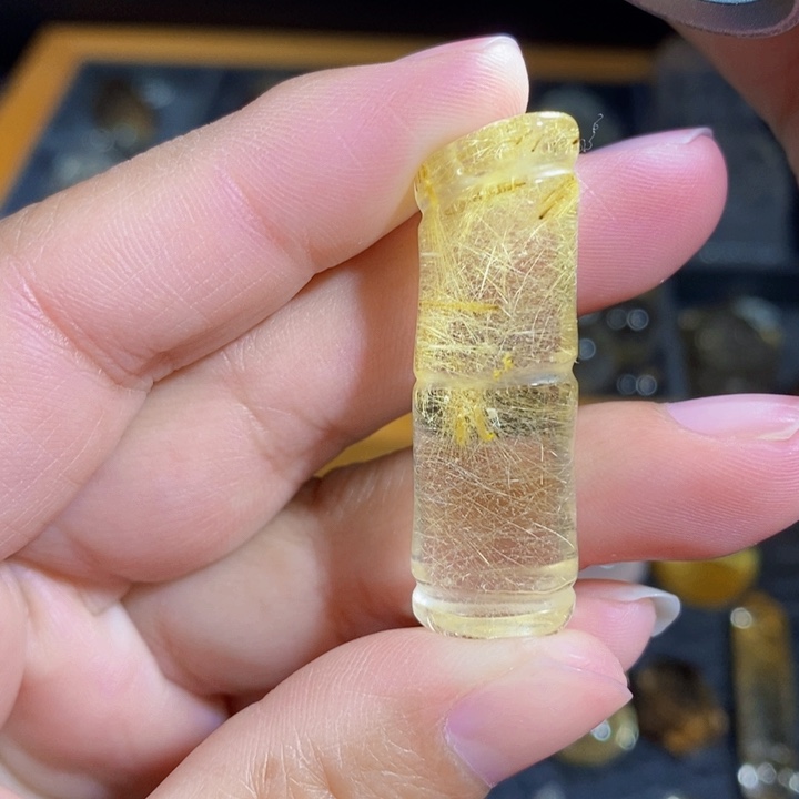 发晶颈饰未镶嵌吊坠