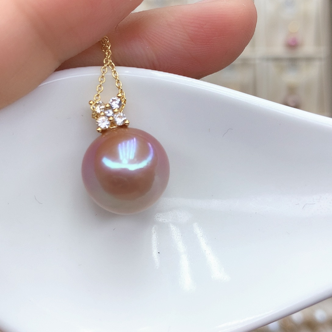 淡水珍珠颈饰合金