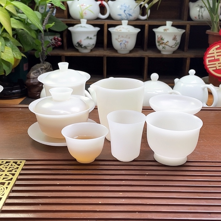 苇***s德化白瓷素烧冰种套装无礼盒5552685