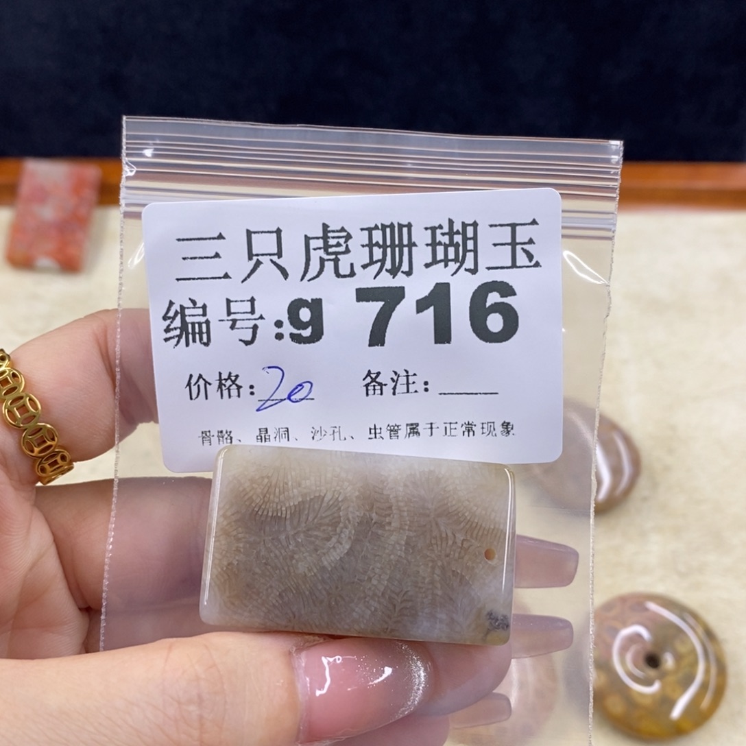 硅化珊瑚（珊瑚玉）未镶嵌1我**空