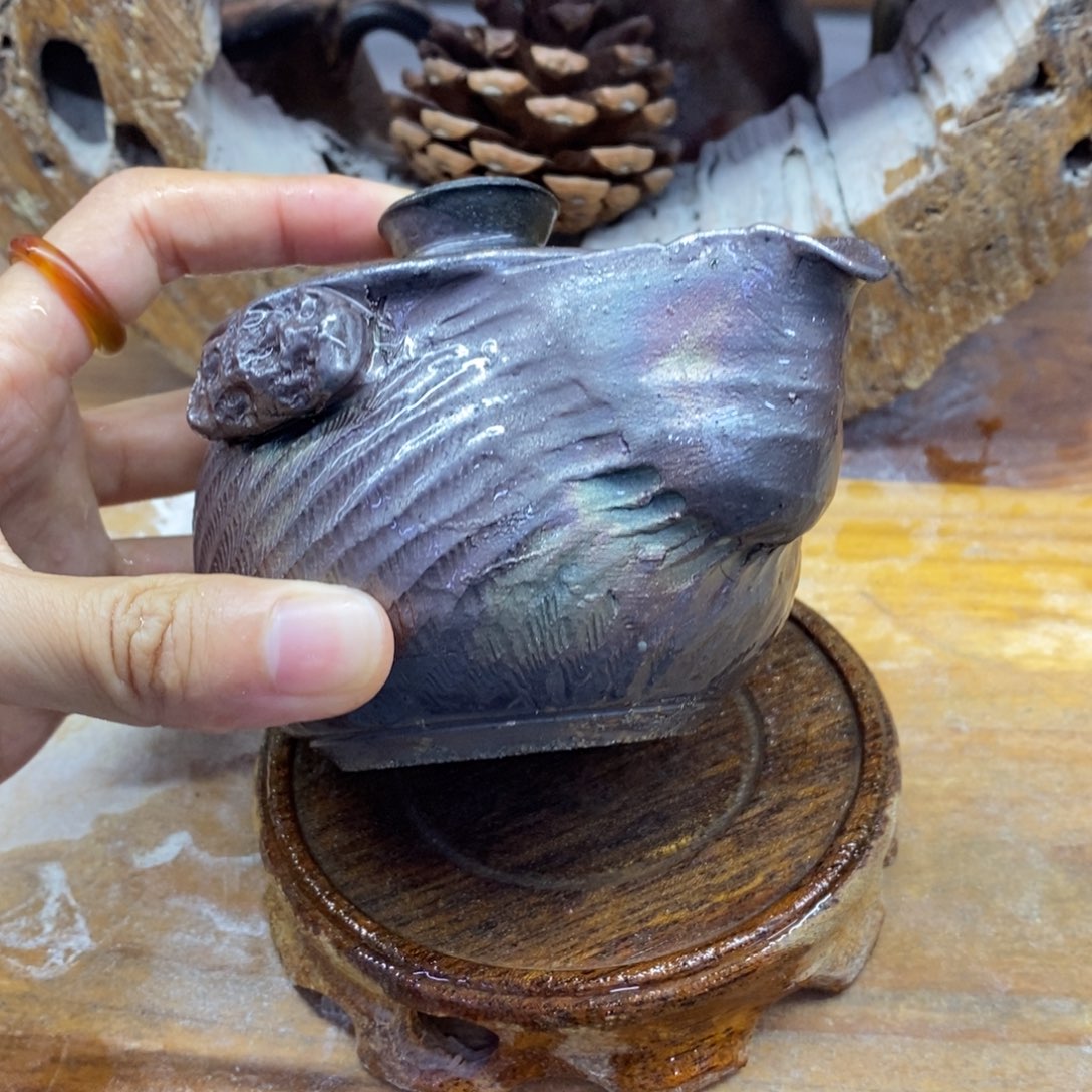 陶园柴烧，精品高货。794瑕疵