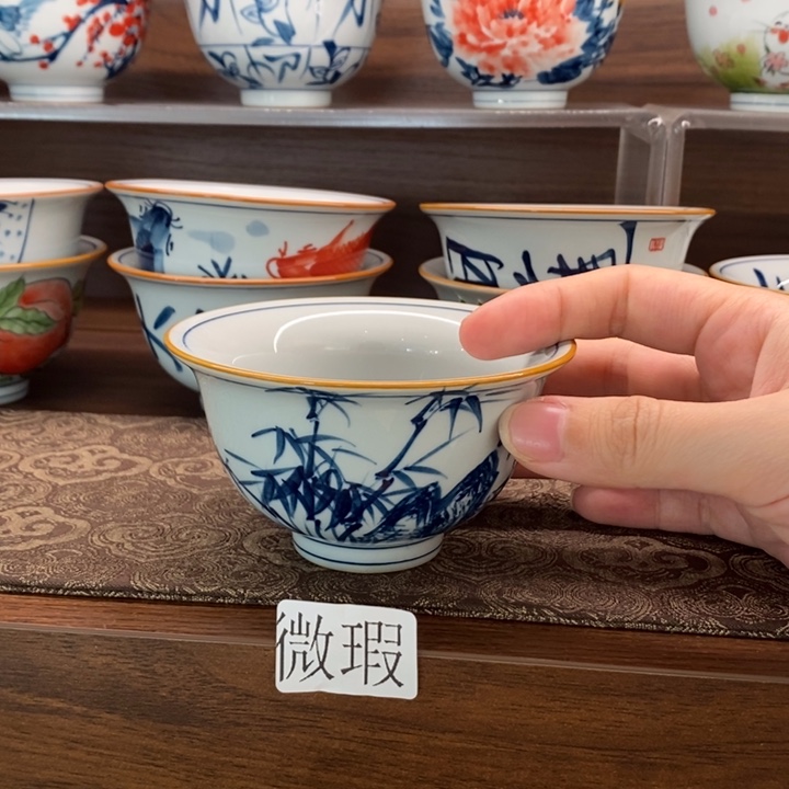 釉下老陶泥手工绘制