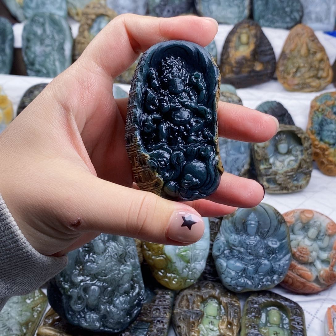 未镶嵌定制翡翠M****生定制挂件专属链接