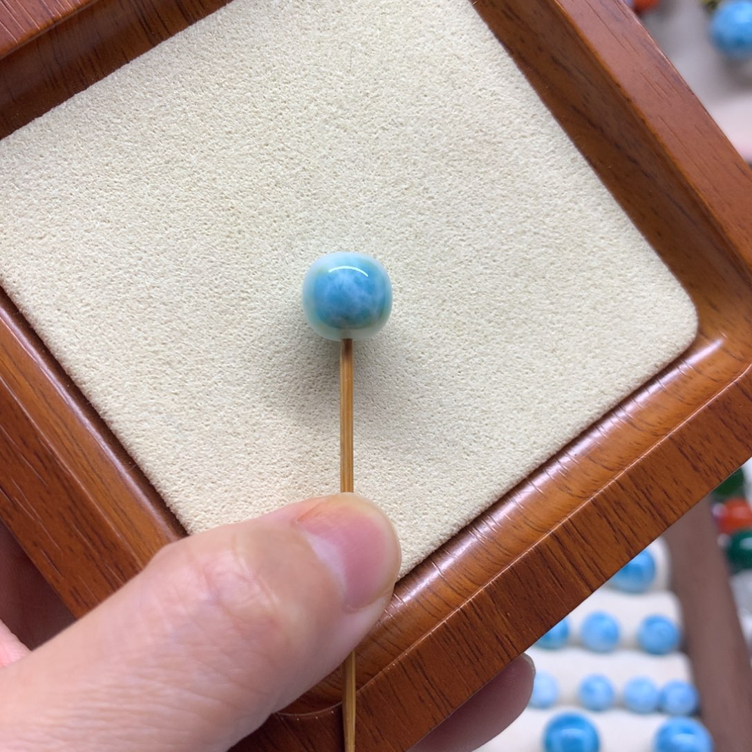 针钠钙石（海纹石）未镶嵌珠宝半成品11老型放漏福利款