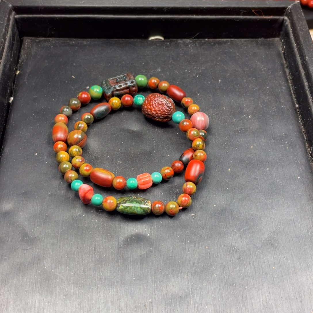 未镶嵌南红南红玛瑙津*