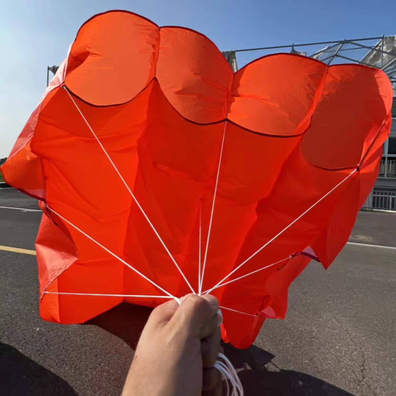 4平伞布纯色领航风筝潍坊风筝高端大型风筝