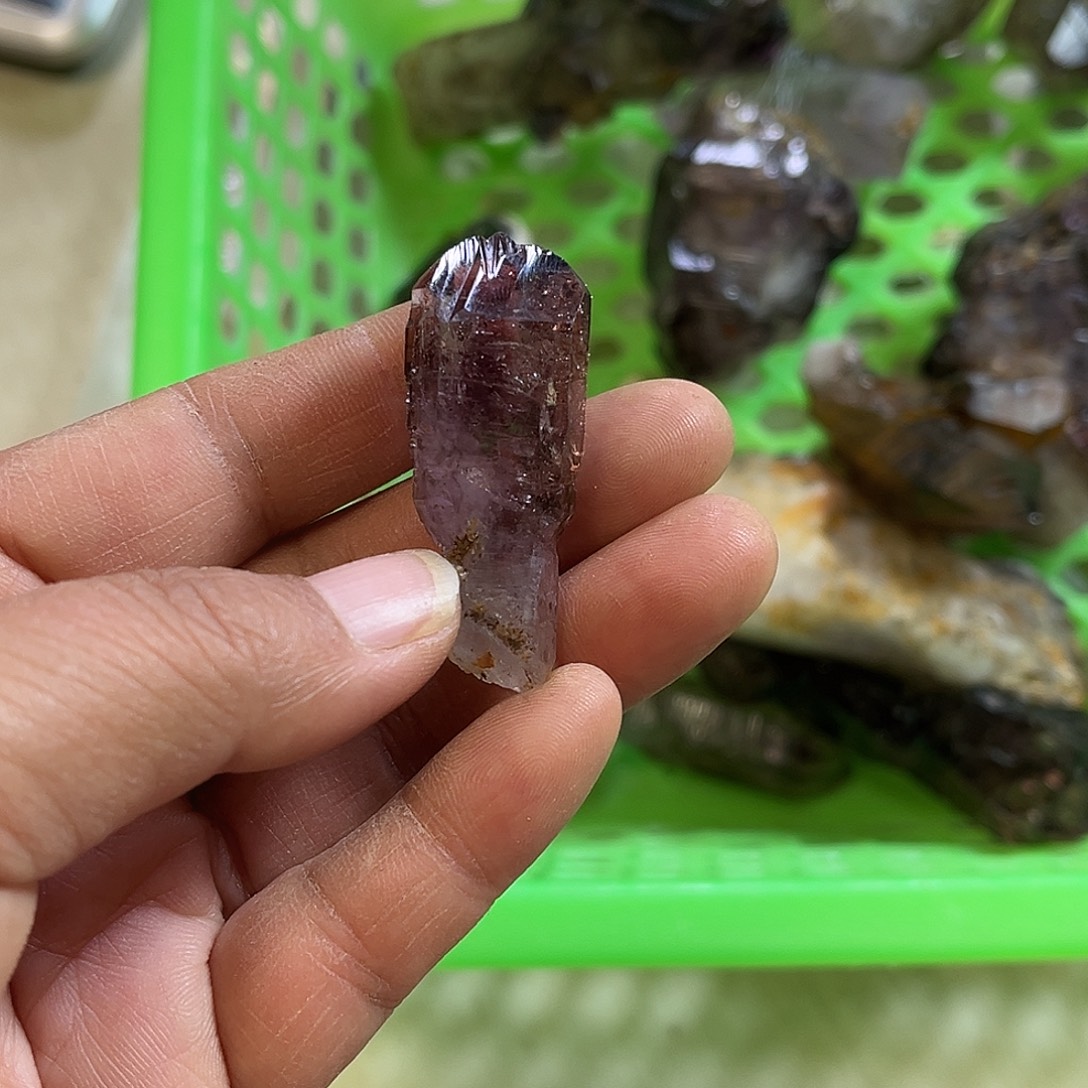 豆***)水晶未镶嵌珠宝半成品