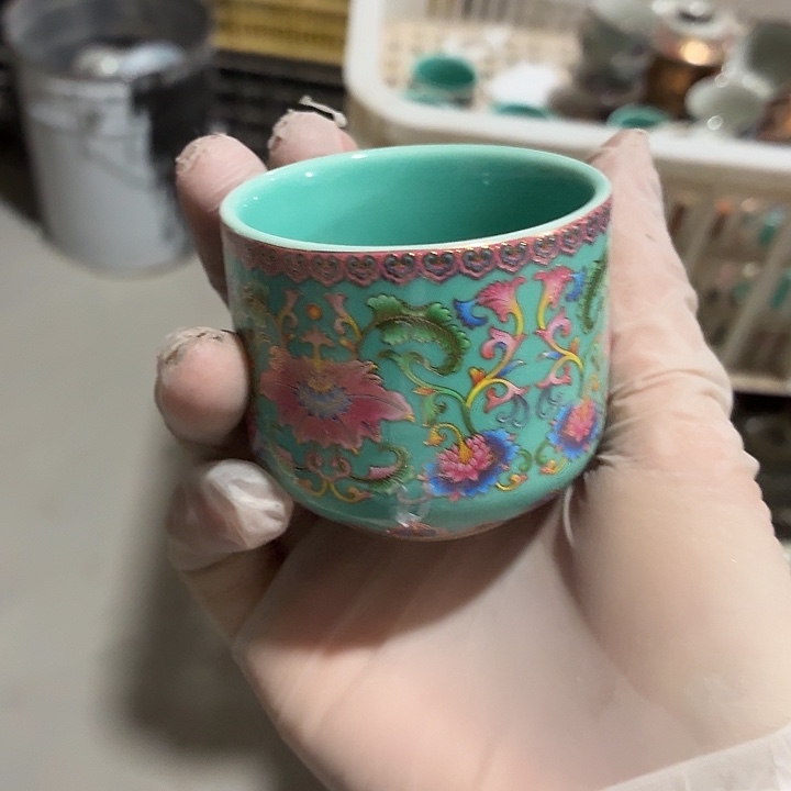 暖***橙茶具微暇，介意勿拍