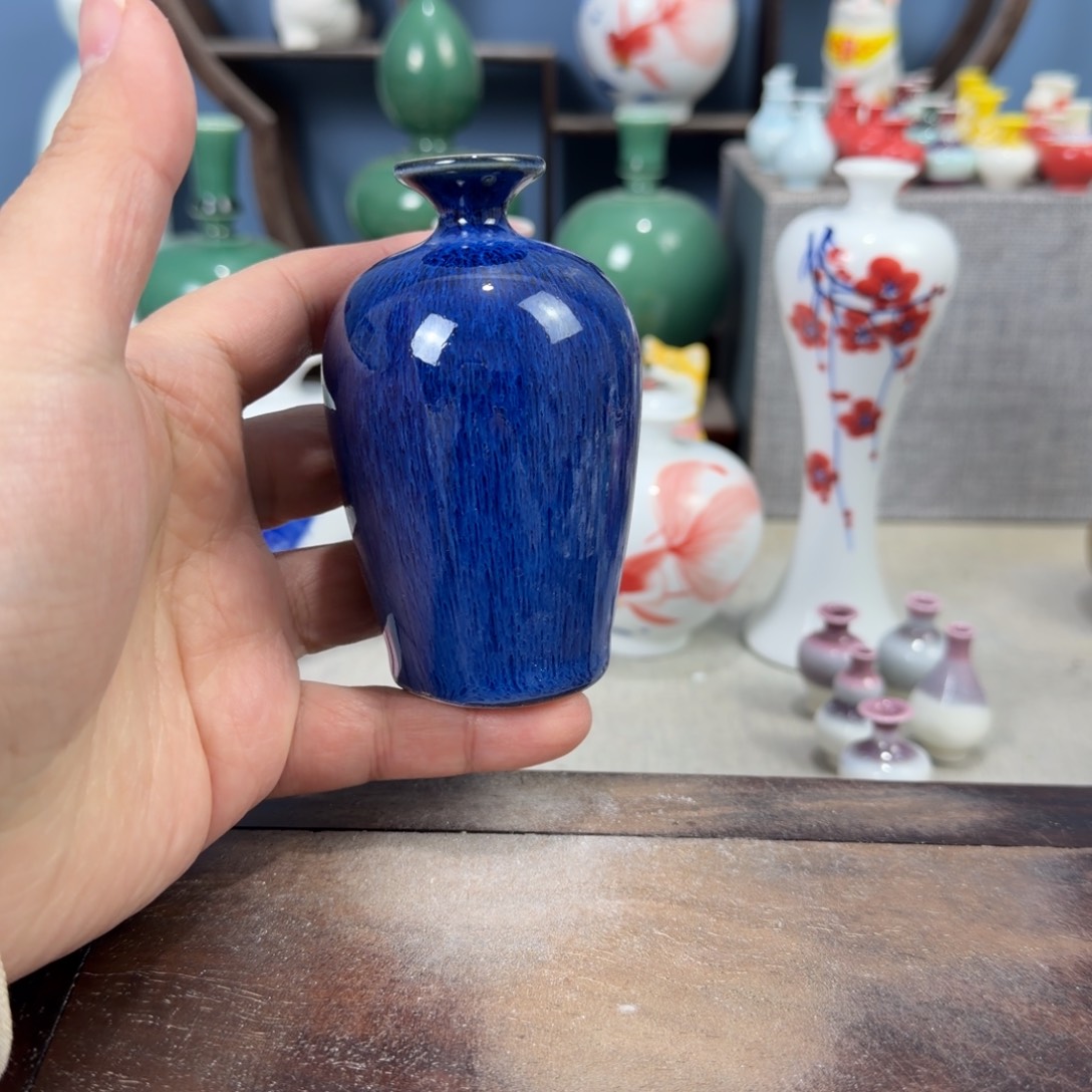 陶瓷手工小花器摆件