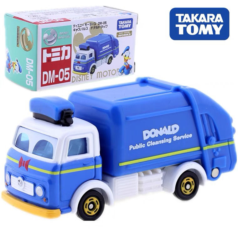 tomy多美卡tomica 迪斯尼系列唐老鸭清洁车