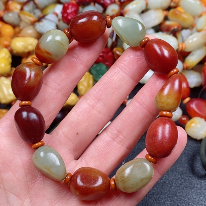 和田玉手链未镶嵌