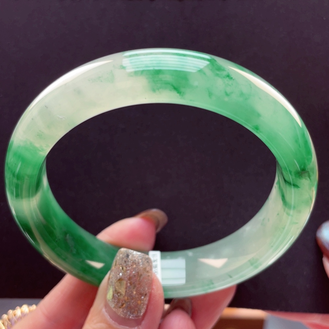 石英质玉未镶嵌手镯58-59