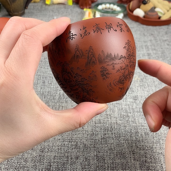 紫砂茶杯高端主人杯