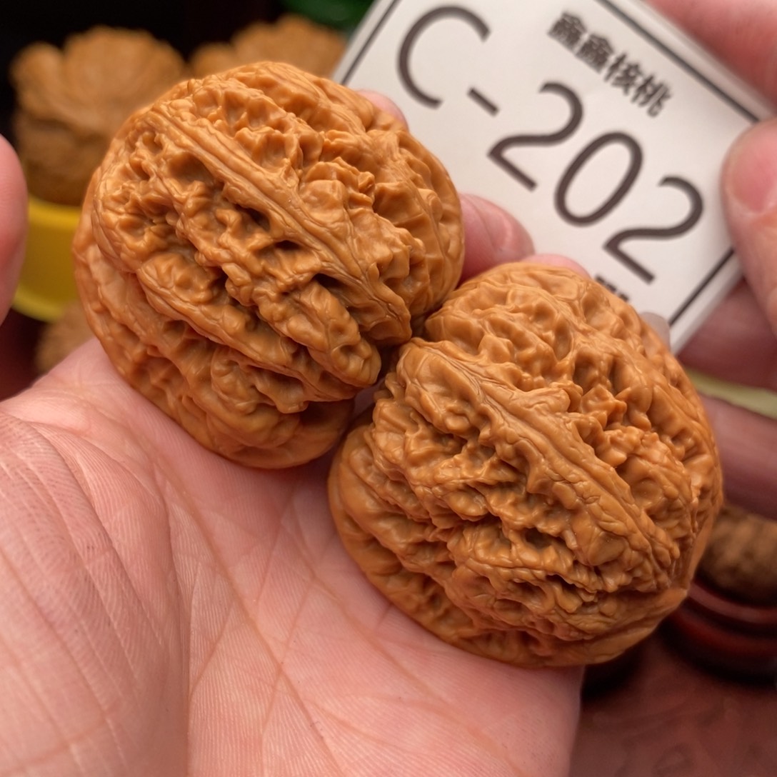 文玩核桃把件粗筋40