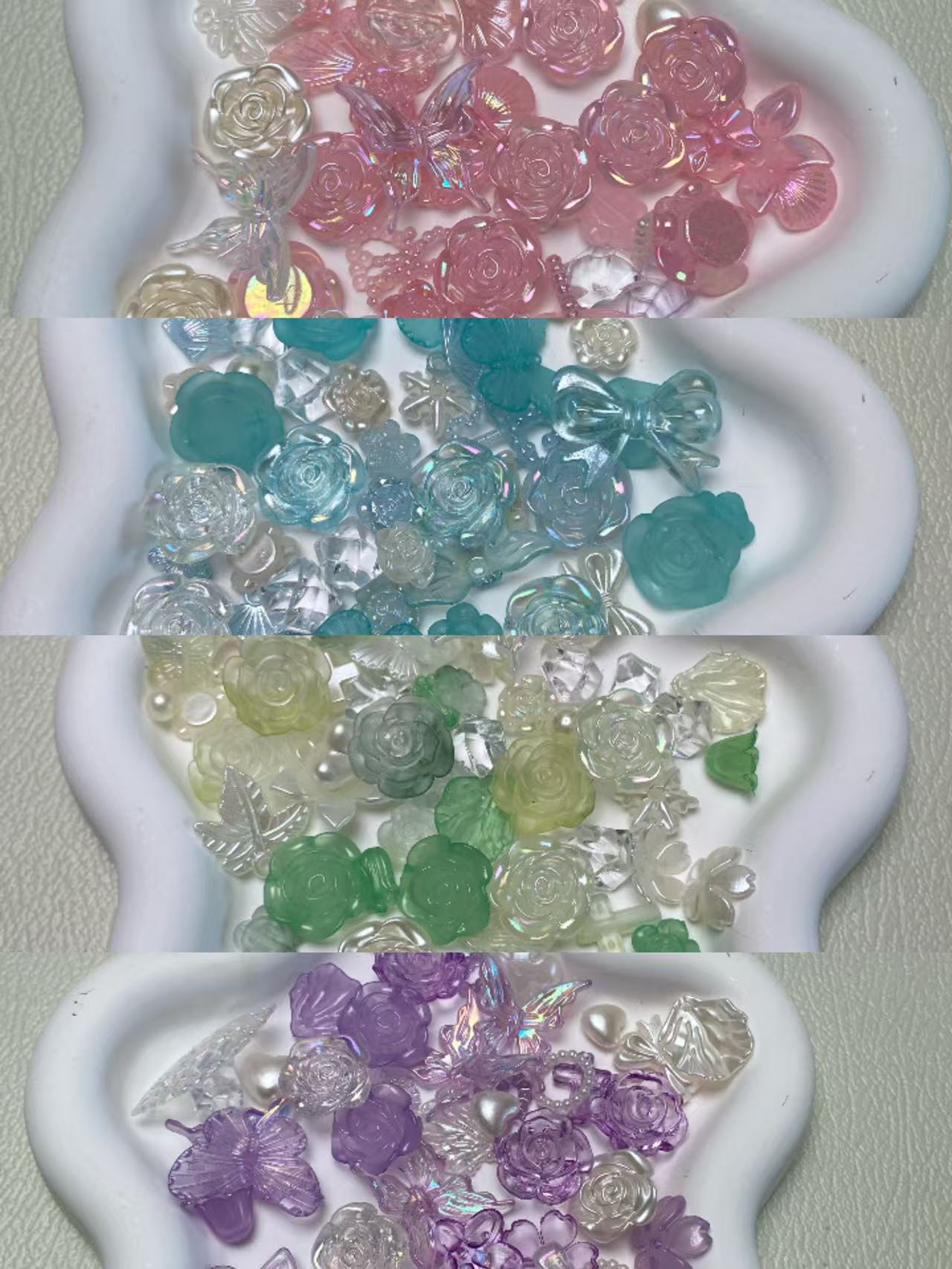 透色巴洛克diy手机壳手机支架相框咕卡配件