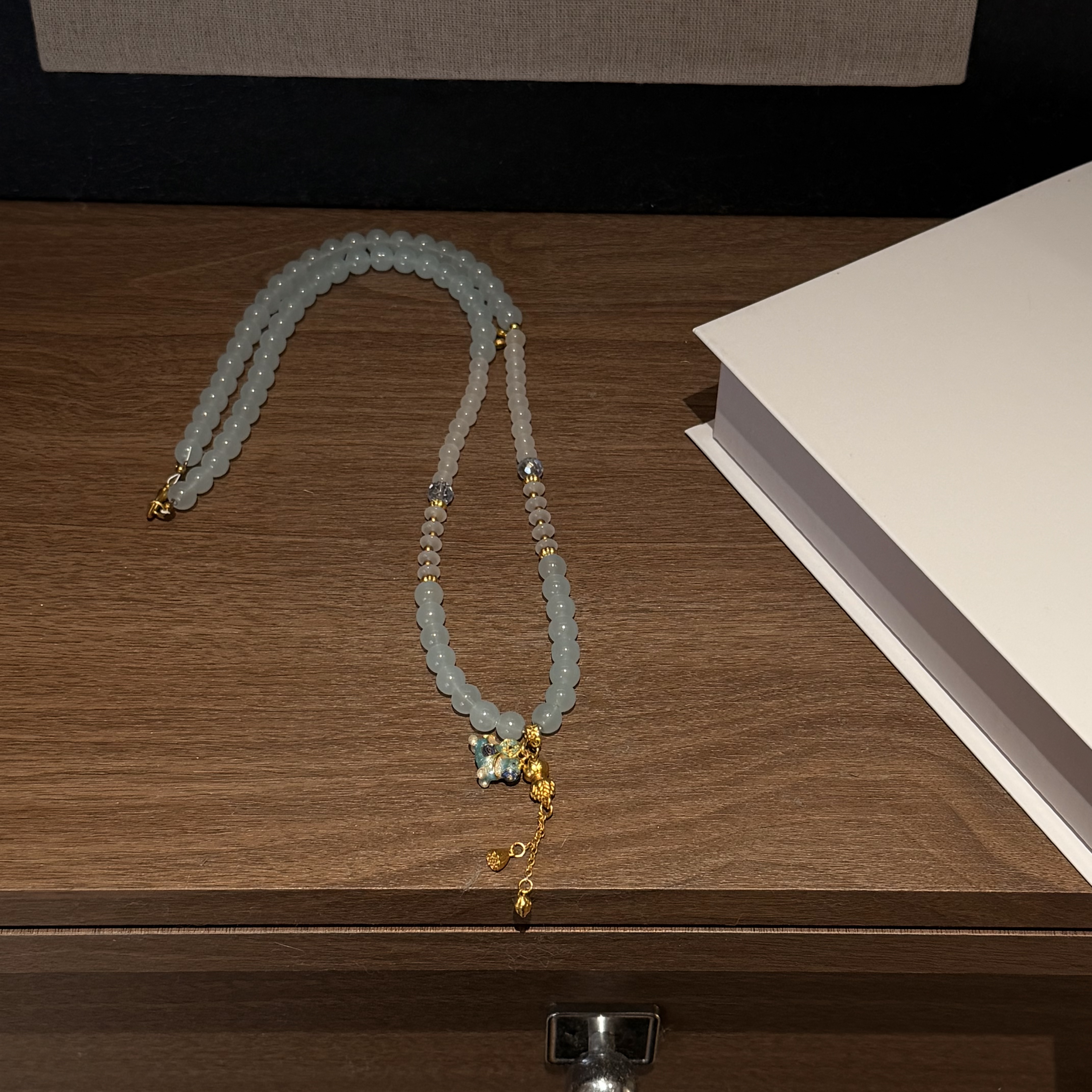 合金琉璃项链 【亭禾】蓝色小马 吊坠 TT2GXTL3958