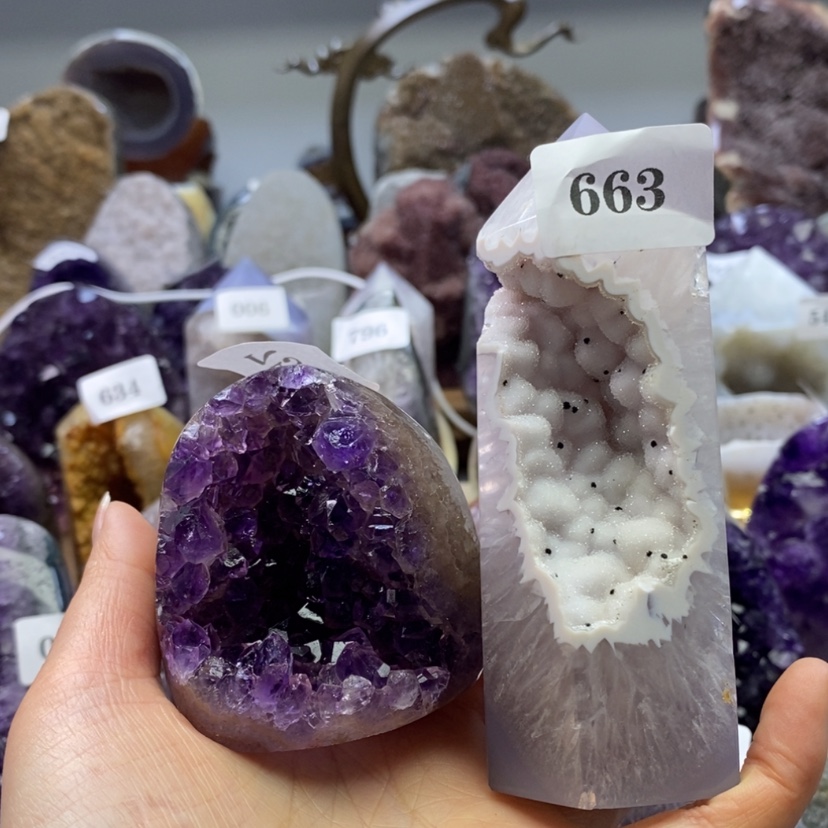 【闪购商品】紫晶大型摆件（非配饰）未镶嵌比****民