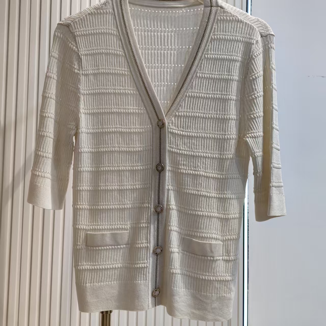 大喜  编织小众针织开衫（24L7011）