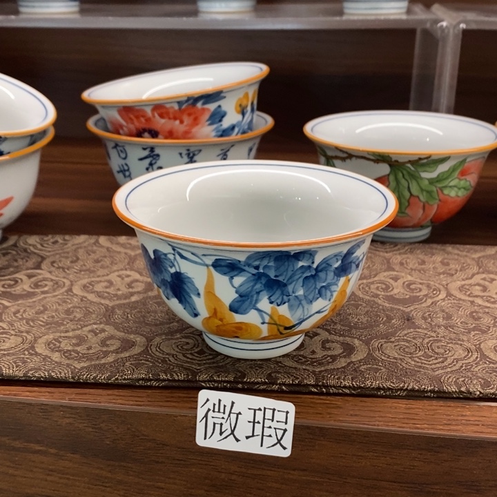 釉下老陶泥手工绘制