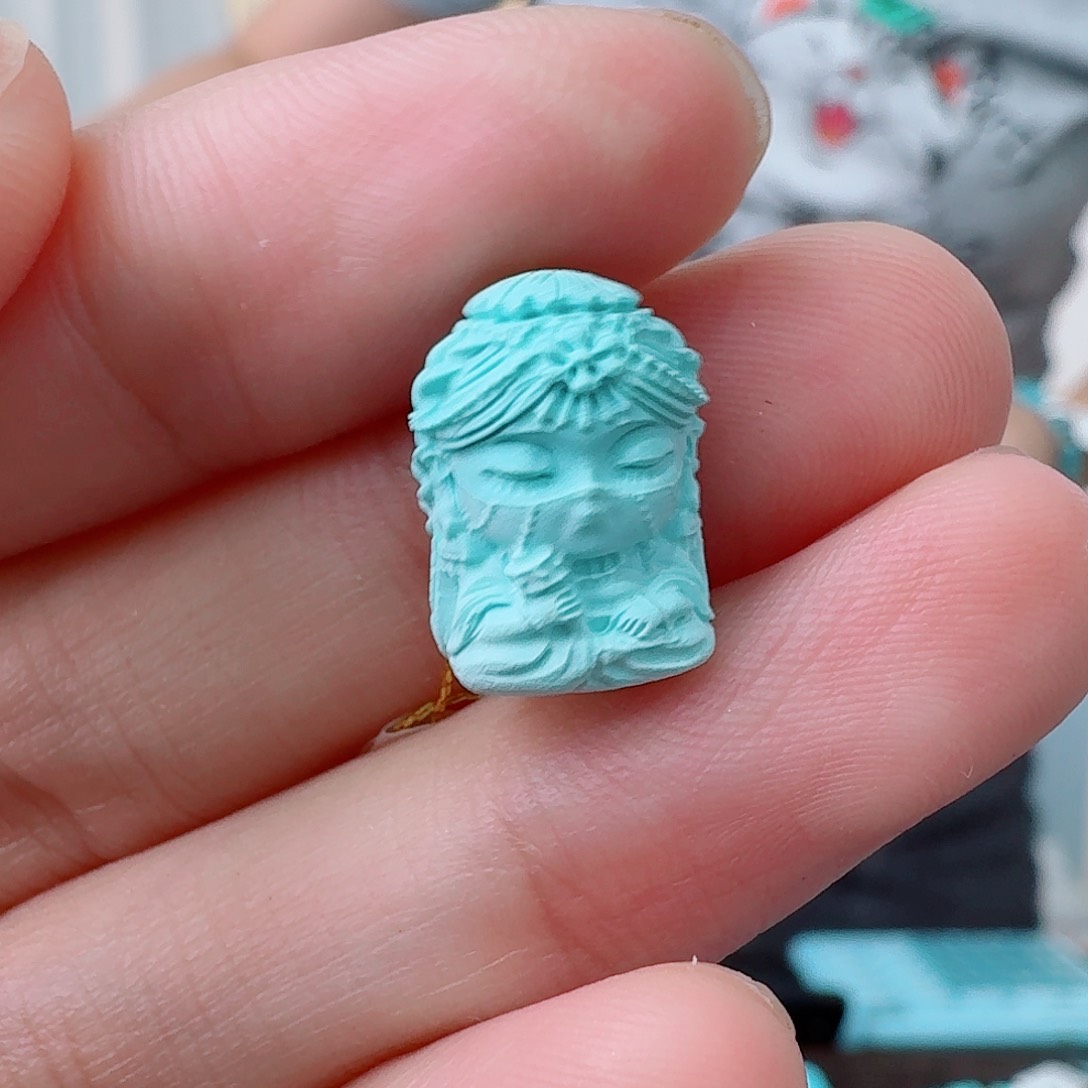 未镶嵌绿松石珠宝奇石