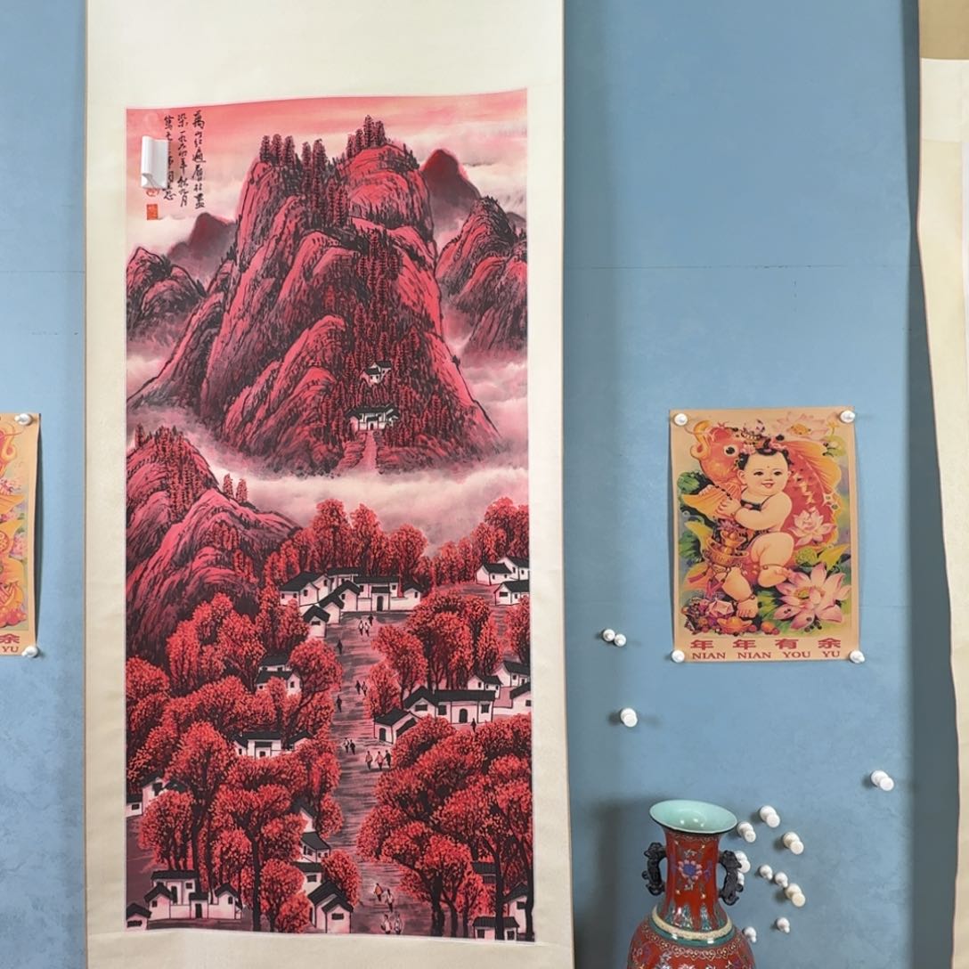 老*年画花瓶等装饰品