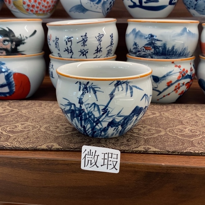 釉下老陶泥手工绘制