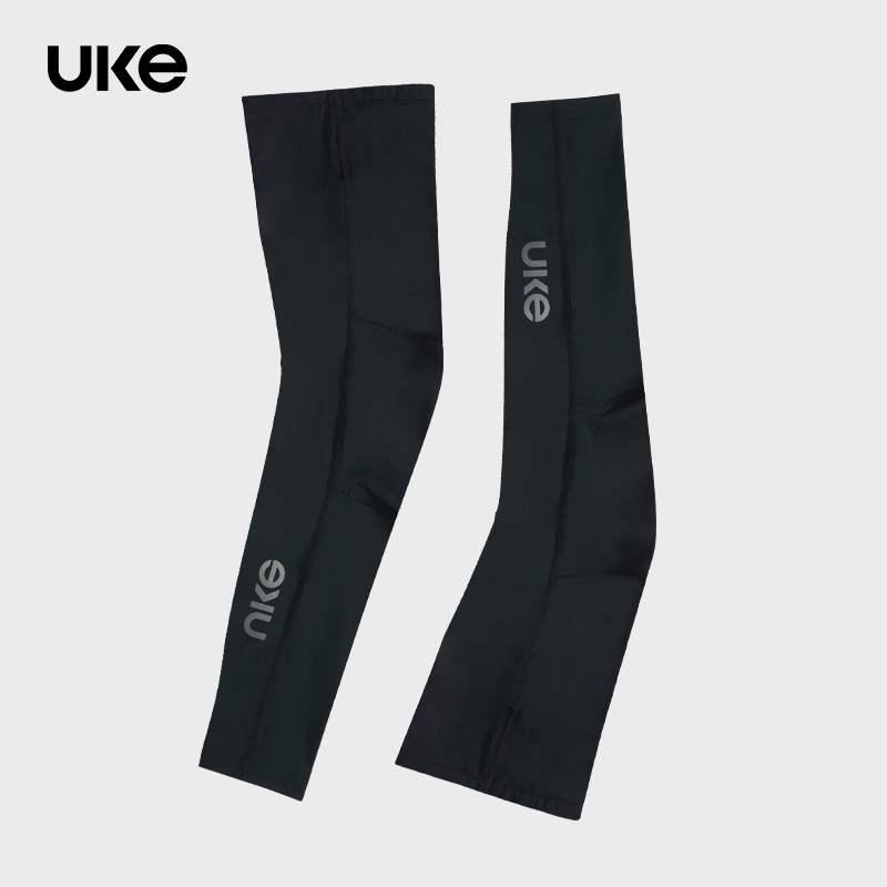 UKE男女自行车骑行腿套户外防晒透气耐磨防滑 山青/云隙（袖套）