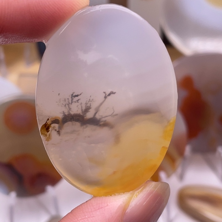 玛瑙/玉髓未镶嵌吊坠(不含链)