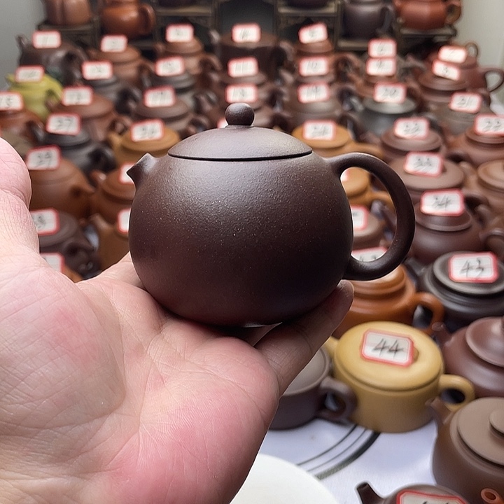 茶壶紫砂宜兴紫砂半手工