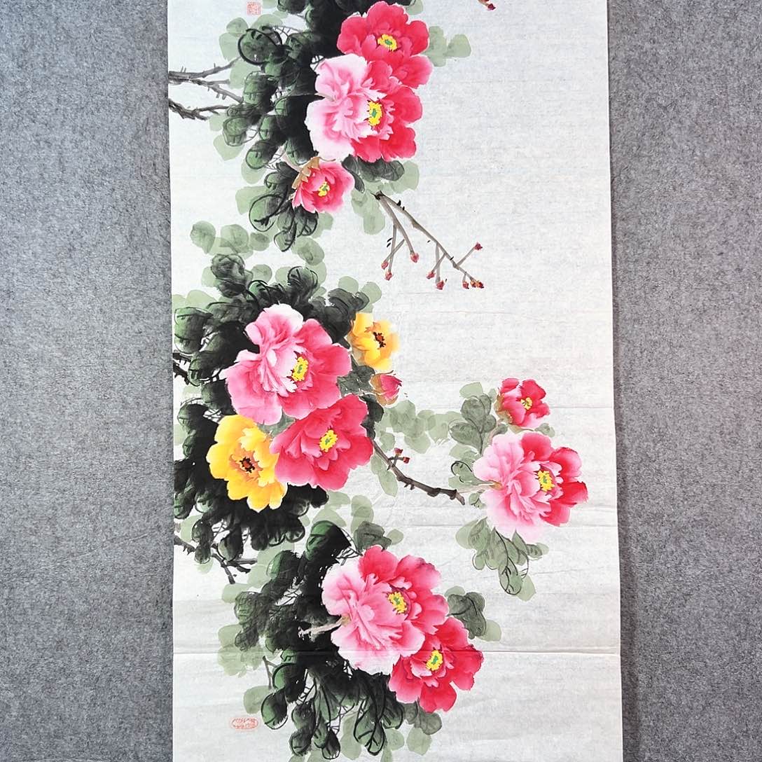 国画649 牡丹花盛开时最美丽