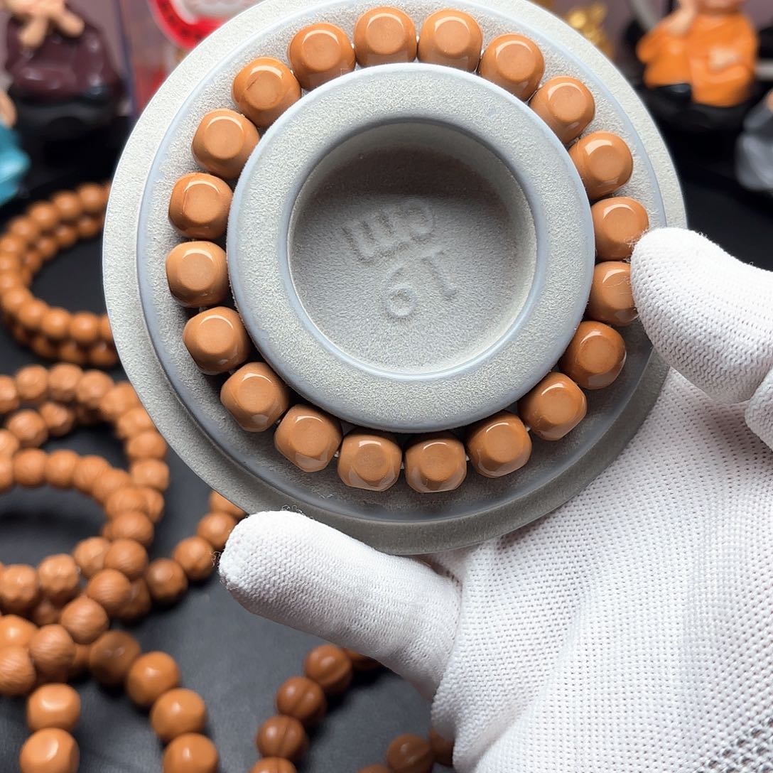 猴头核桃手串简**活猴头手串六方10