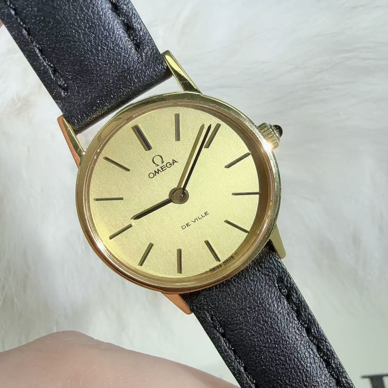 95新 Omega/欧米茄 碟飞系列 表径24mm 手动机械腕表 公价36800