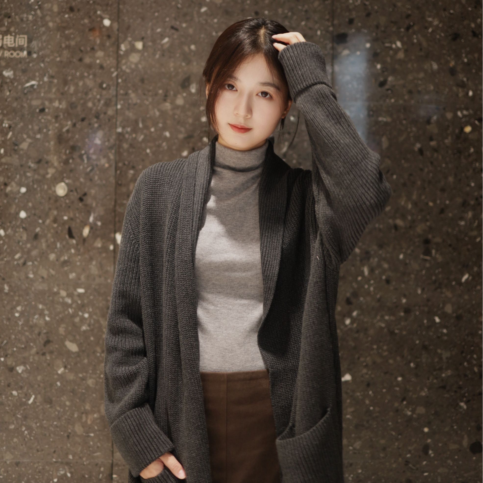 慵懒风气质针织外套