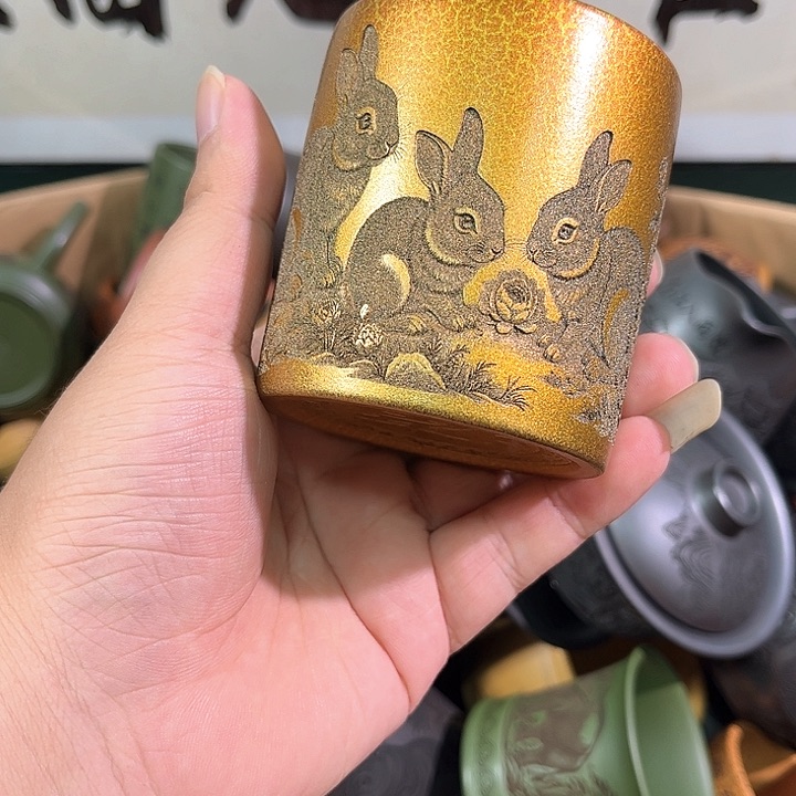 茶杯紫砂全手工紫砂主人杯