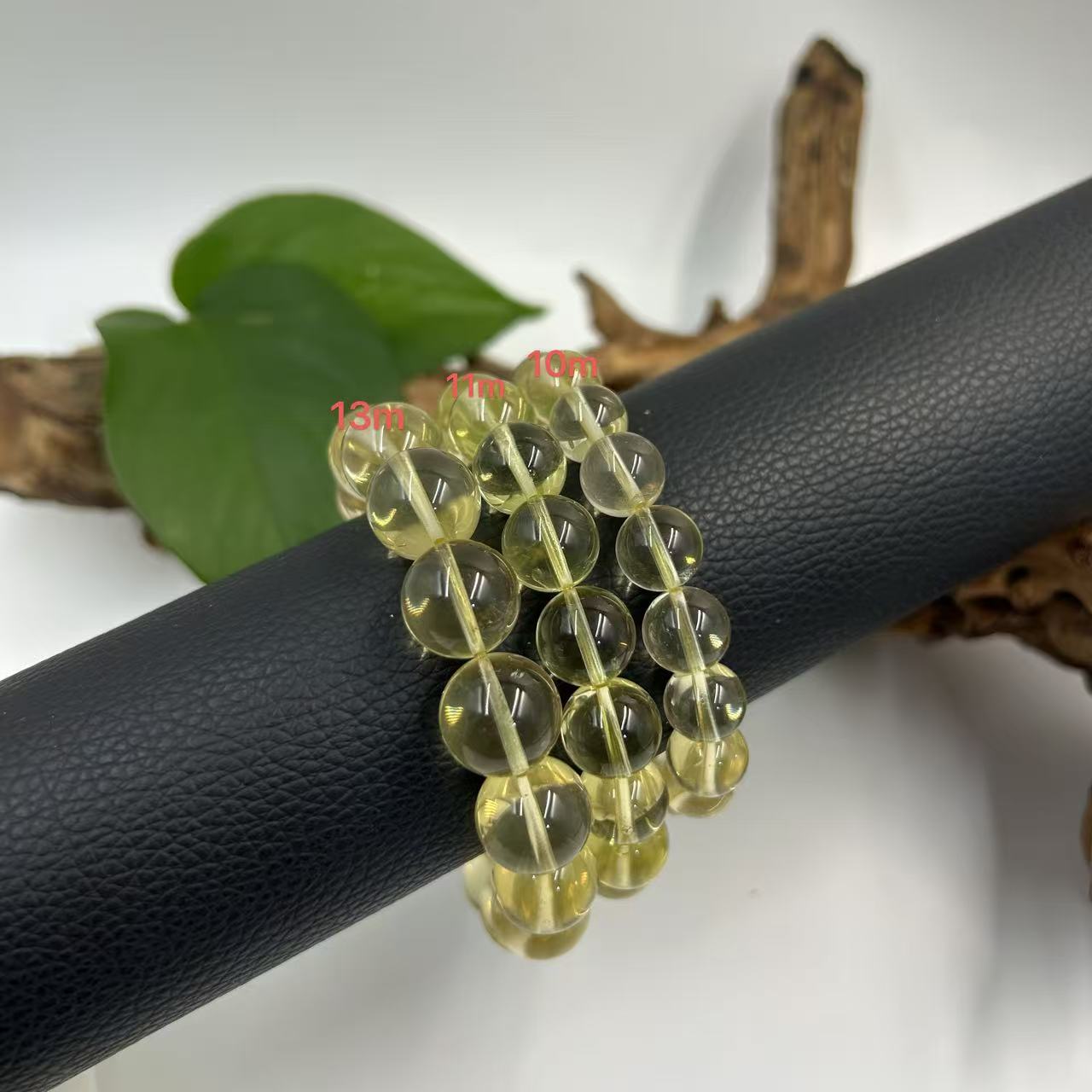 【爱上水晶】Z627魔晶宙斯宝石级黄水晶手串 多样性发其一