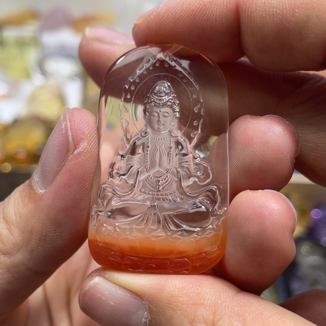 未镶嵌吊坠(赠链)水晶发**女定制