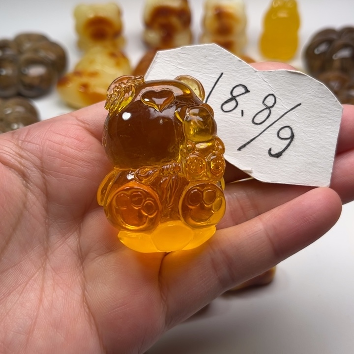 琥珀颈饰未镶嵌琥珀蜜蜡