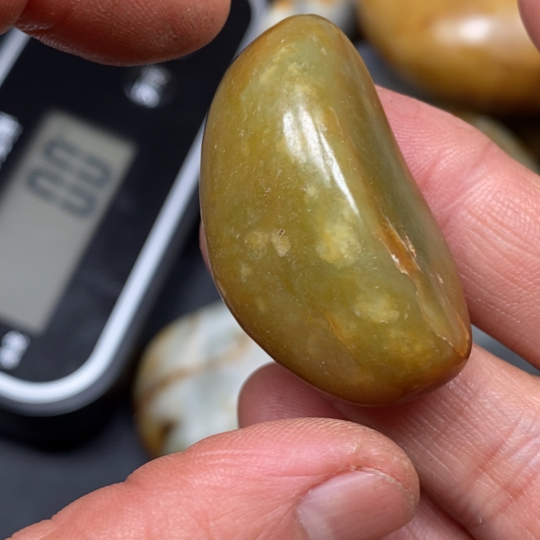 和田玉挂件银S925镀金镶嵌