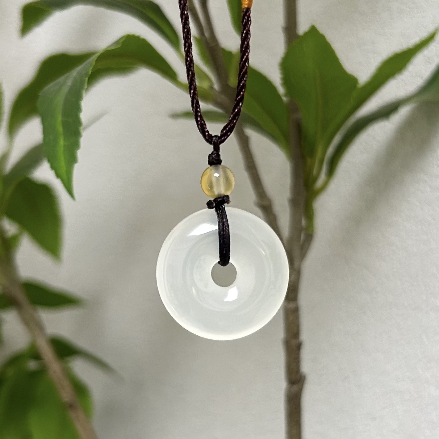 新人福利/平安扣/玛瑙玉髓/吹毛求疵慎拍/多样性发货（绳子送）